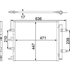 Mahle Condenser for Jaguar