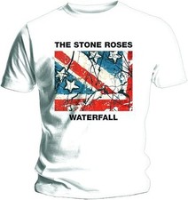 The Stone Roses Waterfall T-shirt Reproduction of1989 Vintage Tee lemon oasis W2