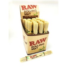 RAW Bamboo Rolling Mat Natural Tobacco Cigarette Rolling Tray