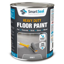 SmartrSeal Heavy Duty Hard Wearing Floor Paint  Grey - 2.5L & 5L
