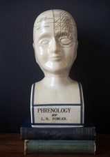L.N. Fowler Phrenology Bust