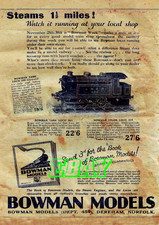 Bowman Steam Locomotive Retro
