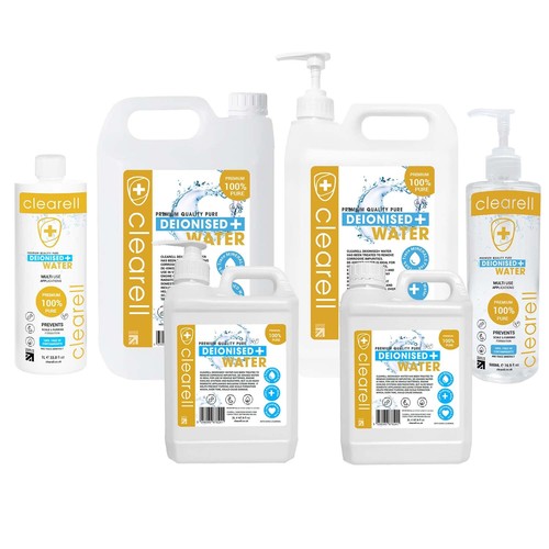 Clearell deionised water - water, for