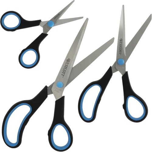 Westcott soft grip scissors - westcott,