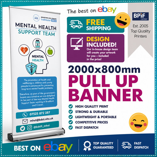 Pull banner exhibition - pull, up