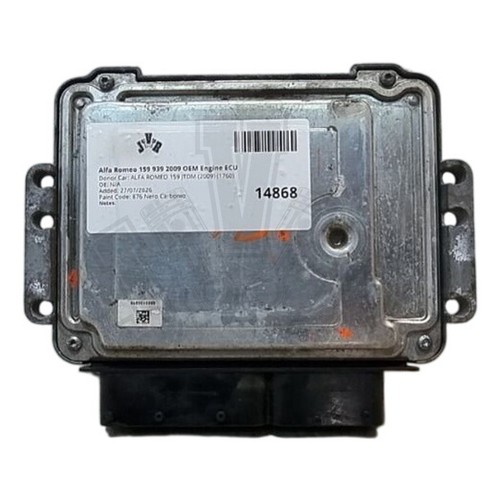 Alfa romeo ecu - ecu, control