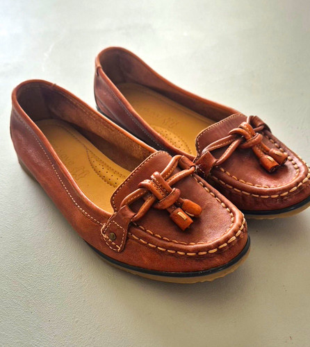 Footglove tan leather - m&s,