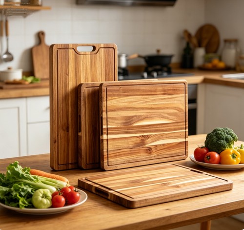 Extra large wooden chopping - large,