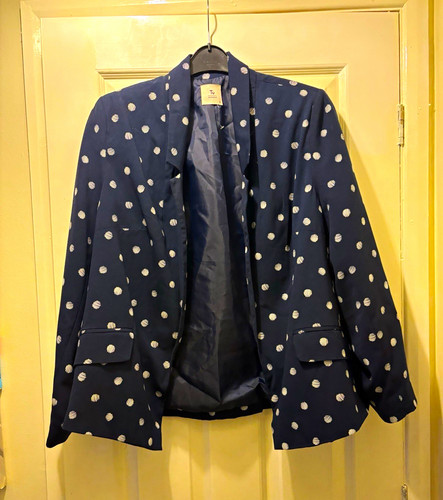 Women blue white polka - blue,