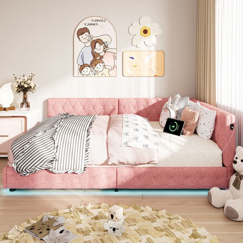 Upholstered double sofa bed - upholstered,