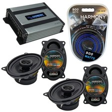 BMW 5 Series 1979-1989 Factory Speaker Replacement Harmony (2)R46 HA-A400.4 Amp