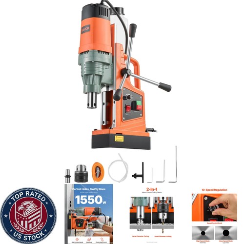 1550w magnetic drill - magnetic, 2"