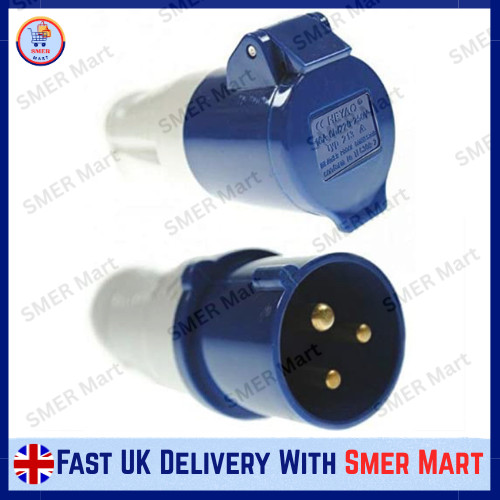 Amp 240v site trailing plug - site,