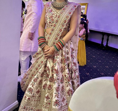Pink bridal lehenga - bridal,