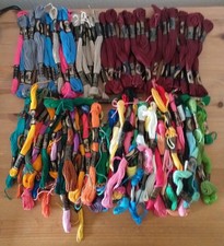 EMBROIDERY THREAD / ANCHOR / 130 SKEINS / VARIOUS COLOURS