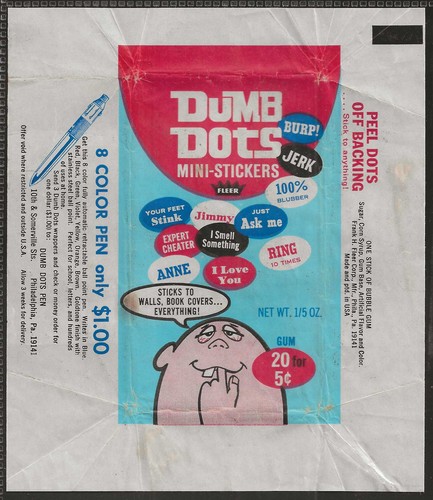 Fleer wrapper 113 - wrapper-#113-, dumb
