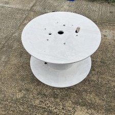 Wooden Cable Reel Painted