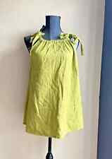 M&S LADIES GREEN TIE SHOULDER