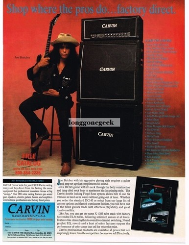 1991 carvin electric guitars - carvin,