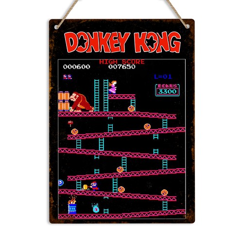 Donkey kong arcade metal - donkey,