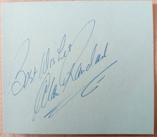 ORIGINAL AUTOGRAPH ALAN