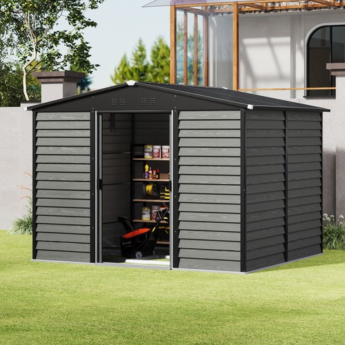 10x8ft metal garden shed - 10x8ft,