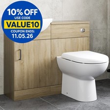 950mm Bathroom Toilet Vanity