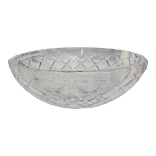 Cut glass lamp shade bowl
