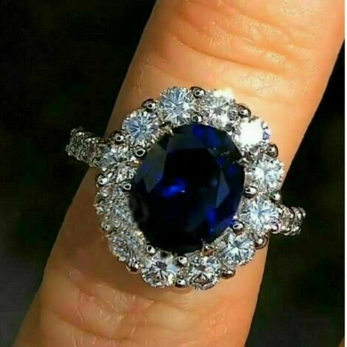 3ct oval cut blue sapphire - oval,