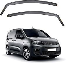 ISPEED Wind Deflectors for Peugeot Partner/Rifter MK3 2018-2024 2pc Set Visors