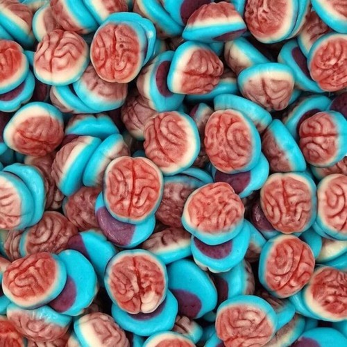 Jelly filled brains halloween - jelly,