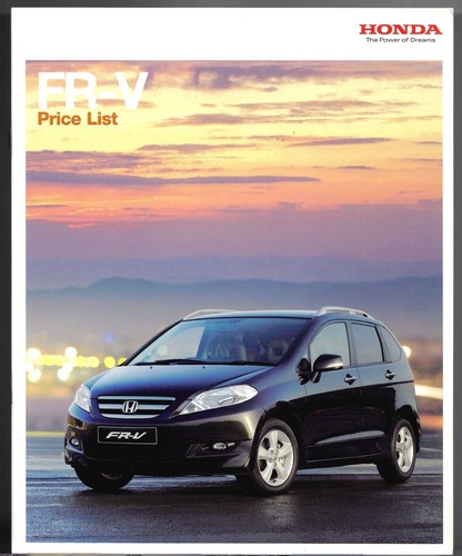 Honda specifications 2009 - honda,