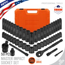 50PCS Impact Socket 3/8" DR