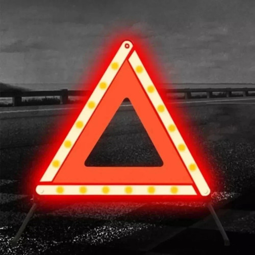 Large warning car triangle - large,