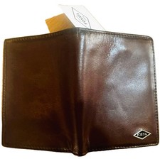 Fossil leather bifold wallet
