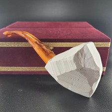 Customized Drilled Uncarved Stemmed Raw BLOCK Meerschaum "Carve Your Own Pipe"6