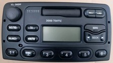 FORD 3000 TRAFFIC CAR RADIO CASSETTE PLAYER UNIT WITH CODE XS6F-18K867-BA