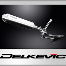Suzuki DL650 V-Strom 2017-2023 420mm Tri-Oval Stainless Exhaust Silencer Kit
