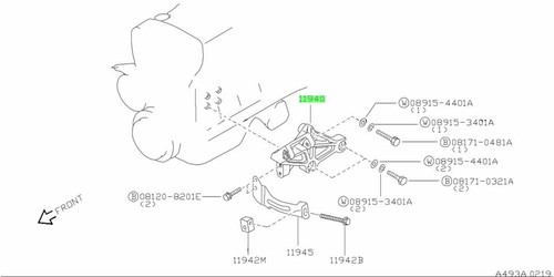 Bracket power steering - power, oil