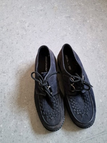 Underground navy suede chunky - navy,