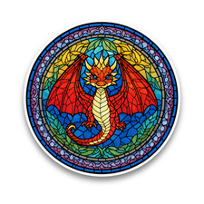Cute Red Dragon Animal Faux