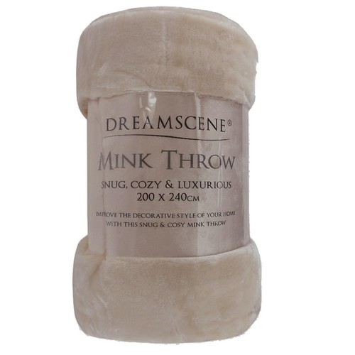 Large luxury faux fur throw - large,