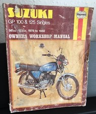 Haynes Manual Suzuki GP 100 & 125 Singles