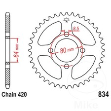 JT Rear Sprocket 37 T 420 P