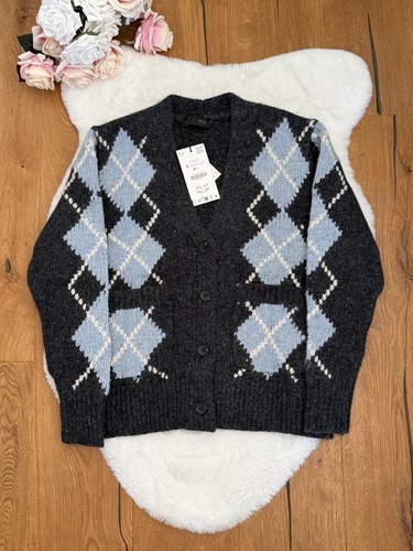 Zara 100 wool - wool, argyle