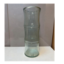 Glass vase bamboo style - style,