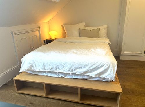 Muji storage bed bookshelf - muji,