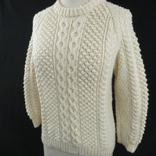 Warm Hand Knit Aran Style