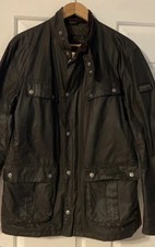 Men’s Barbour International Duke Wax Jacket Size Large. Very good condition