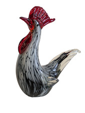 Vintage Murano Style Black &